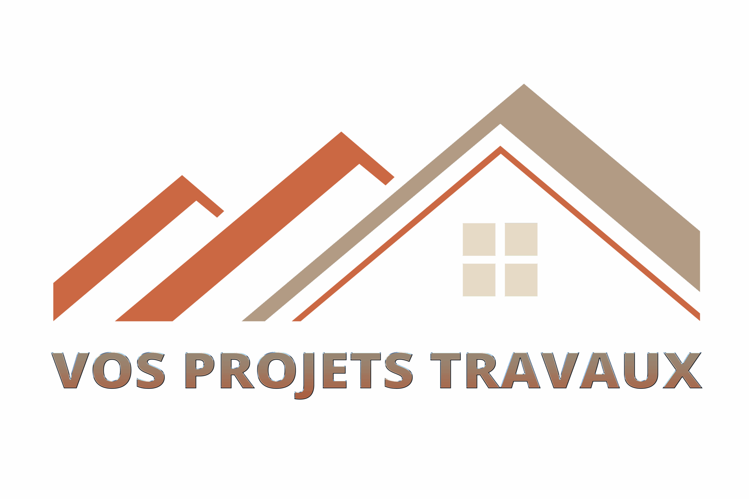 Logo vos projets travaux maison fenêtre toiture travaux